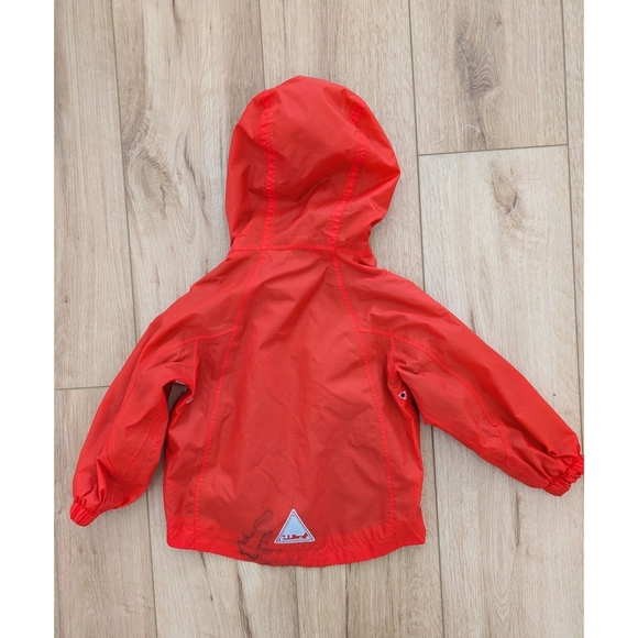 L.L. Bean Vibrant Red Toddler Jacket with Blue Accents - Picture 2 of 4